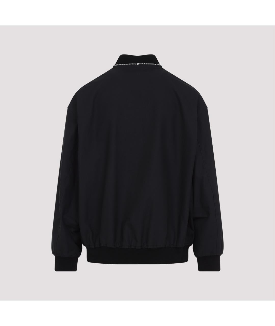 JIL SANDER Черная хлопковая куртка, фото 3