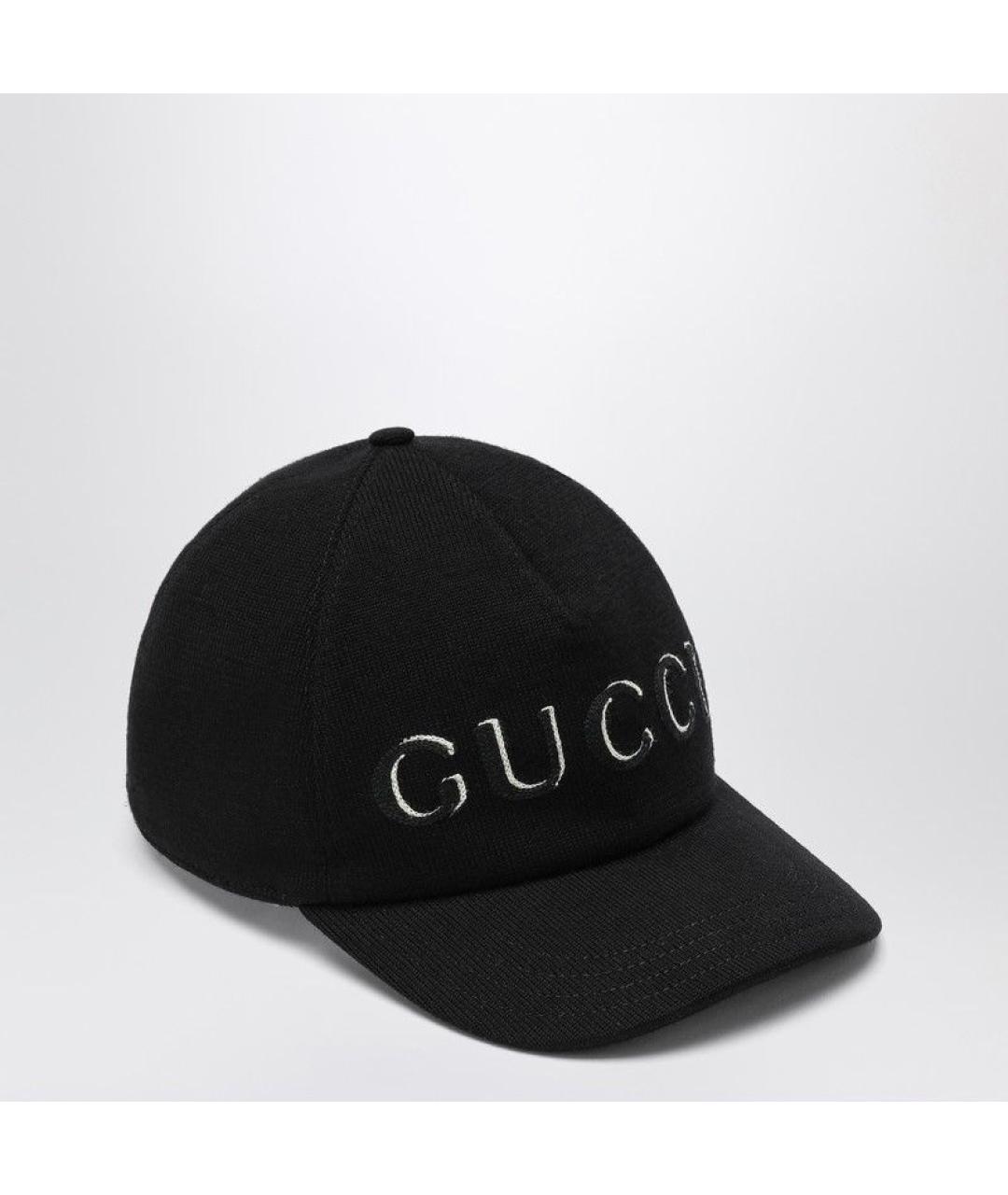 GUCCI Черная хлопковая кепка/бейсболка, фото 3