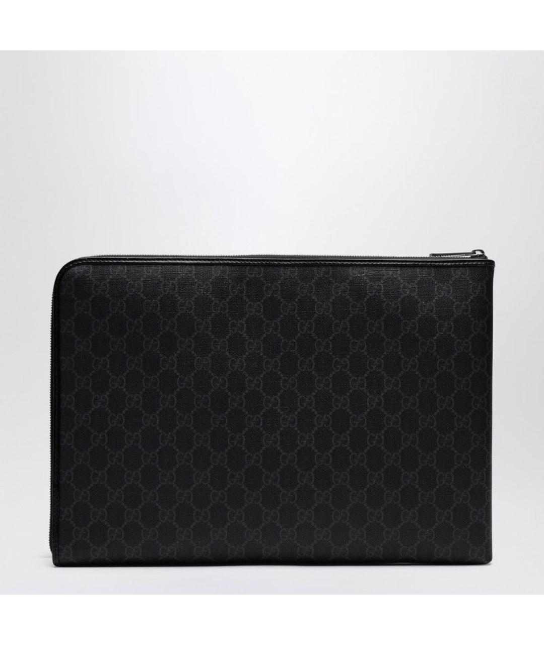 GUCCI Черная папка для документов, фото 2