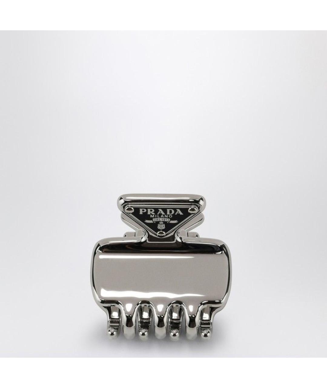 PRADA Серебряная заколка, фото 3
