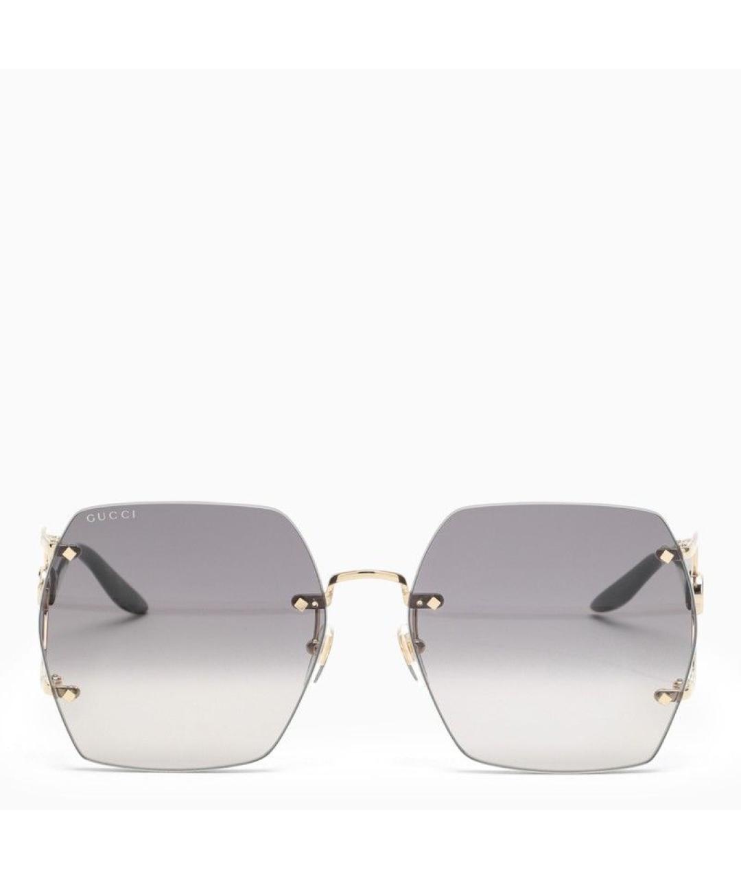 GUCCI Металлические солнцезащитные очки, фото 3