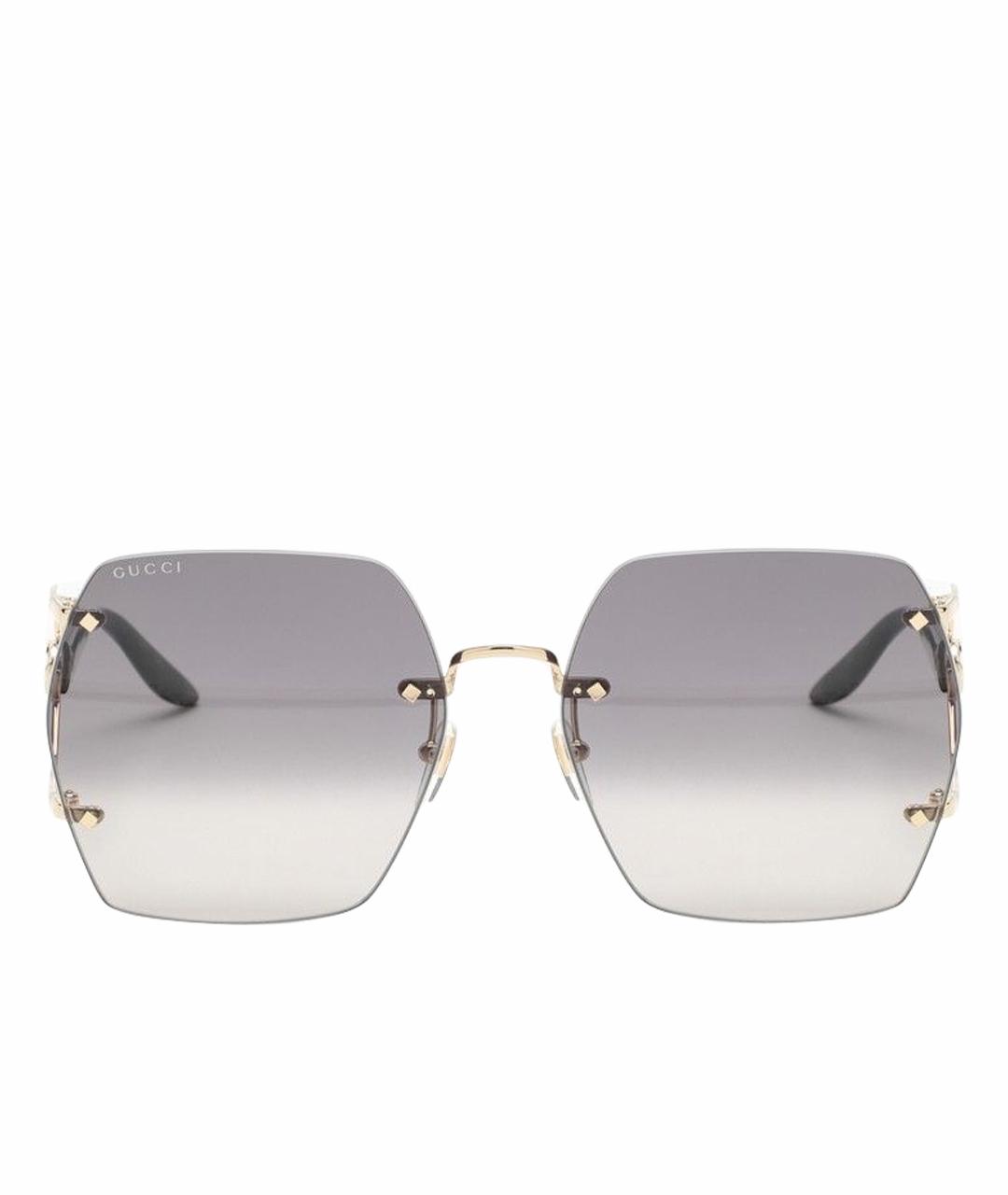 GUCCI Металлические солнцезащитные очки, фото 1