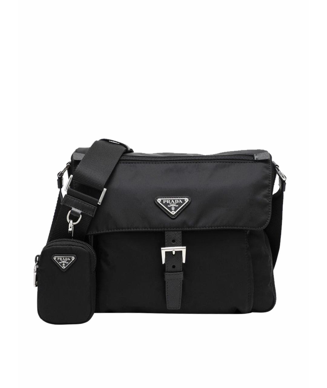 PRADA Черная сумка через плечо, фото 1