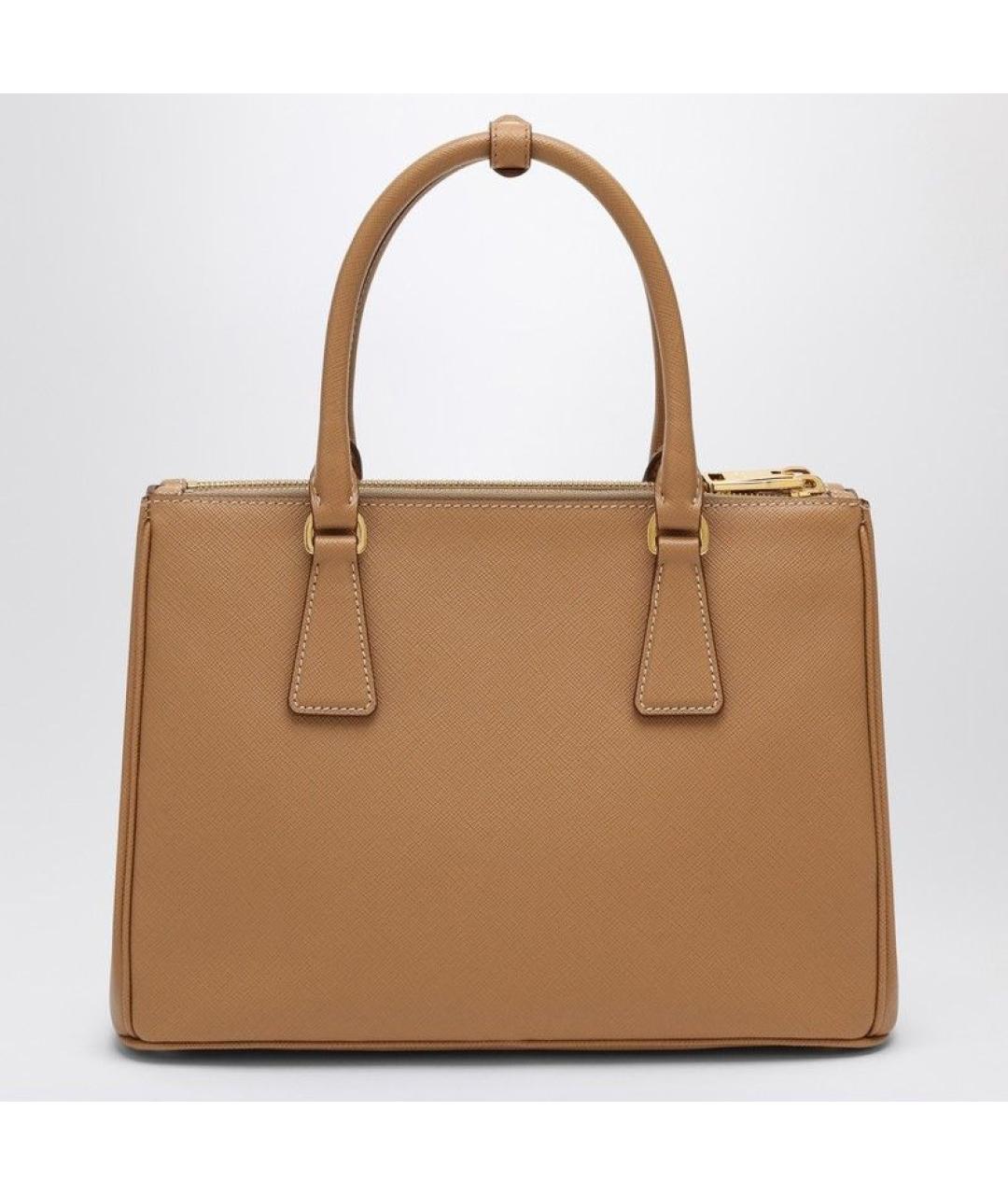 PRADA Бежевая кожаная сумка тоут, фото 2