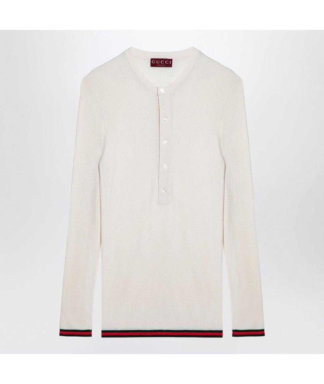 GUCCI Белый джемпер / свитер, фото 3