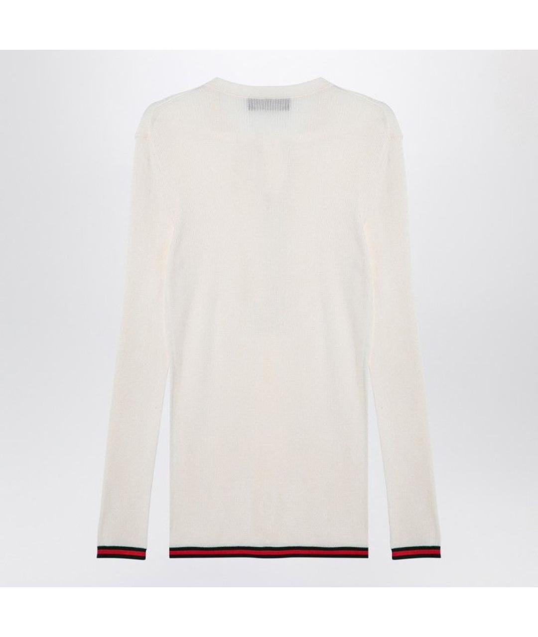 GUCCI Белый джемпер / свитер, фото 2