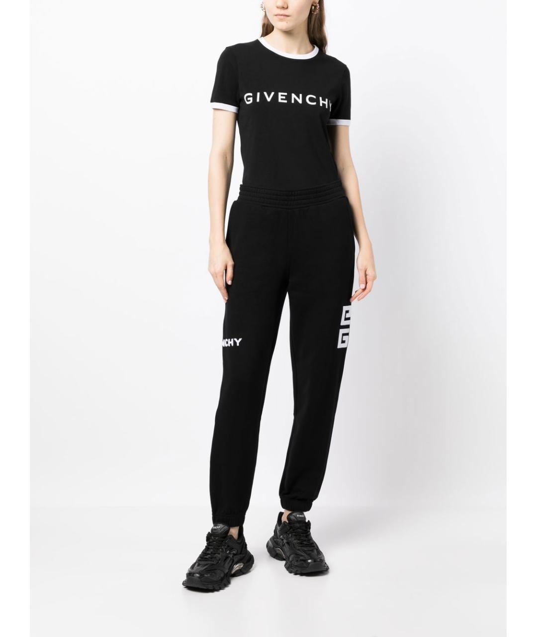 GIVENCHY Черная хлопковая футболка, фото 3