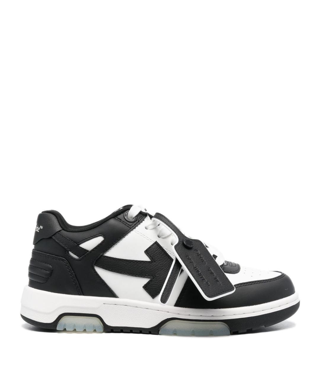 OFF-WHITE Белые синтетические кеды, фото 1