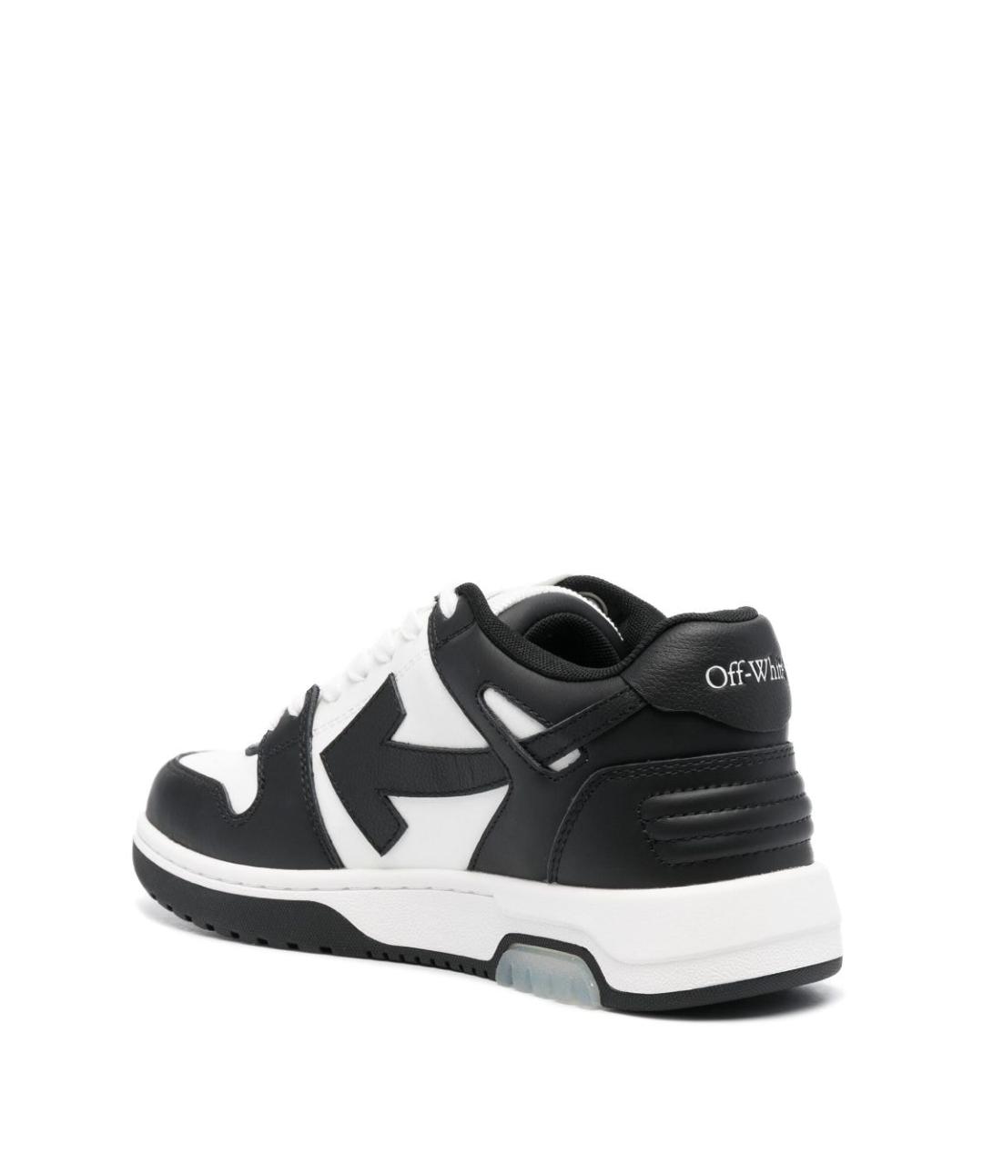 OFF-WHITE Белые синтетические кеды, фото 3