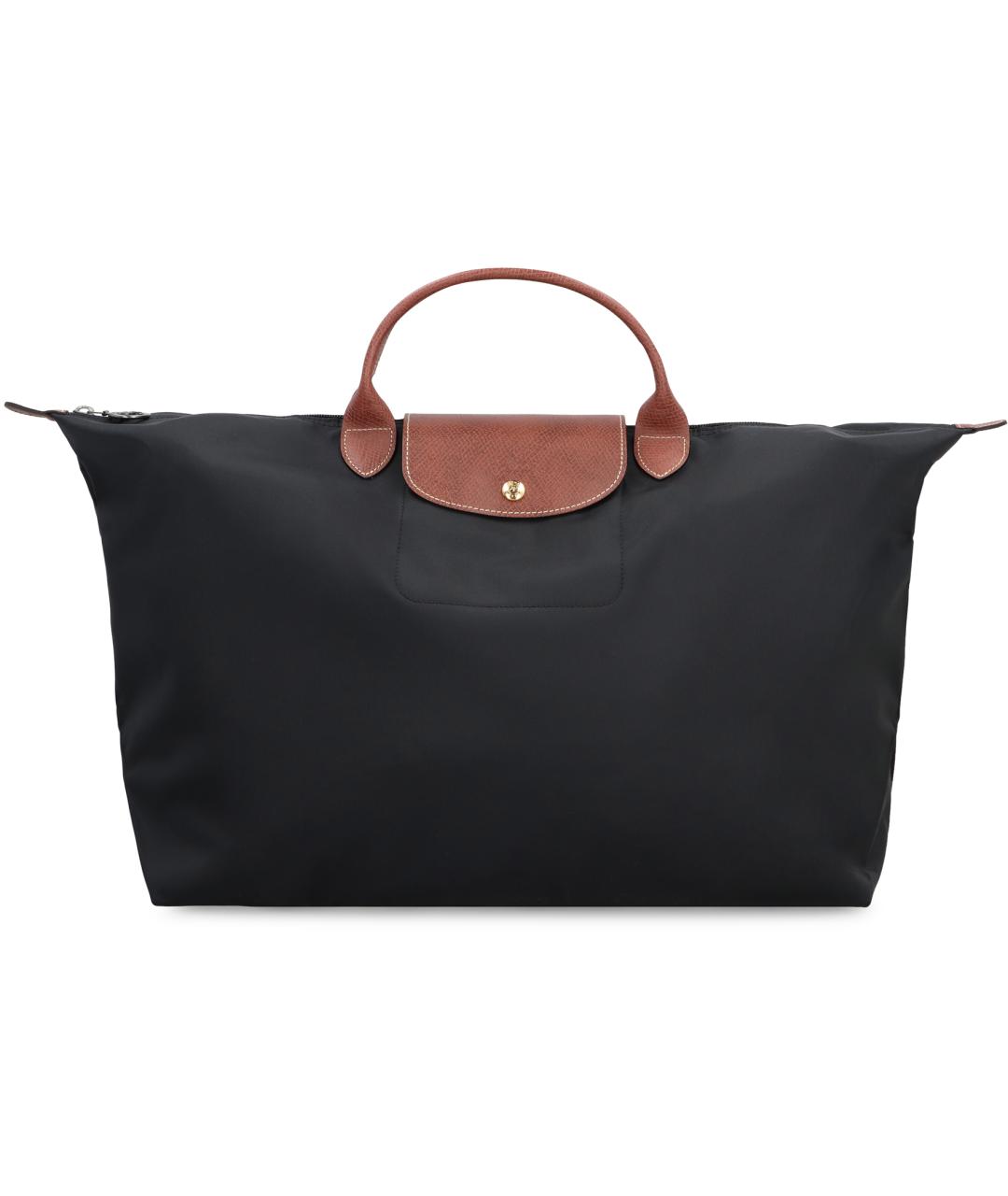 LONGCHAMP Черная синтетическая дорожная/спортивная сумка, фото 2