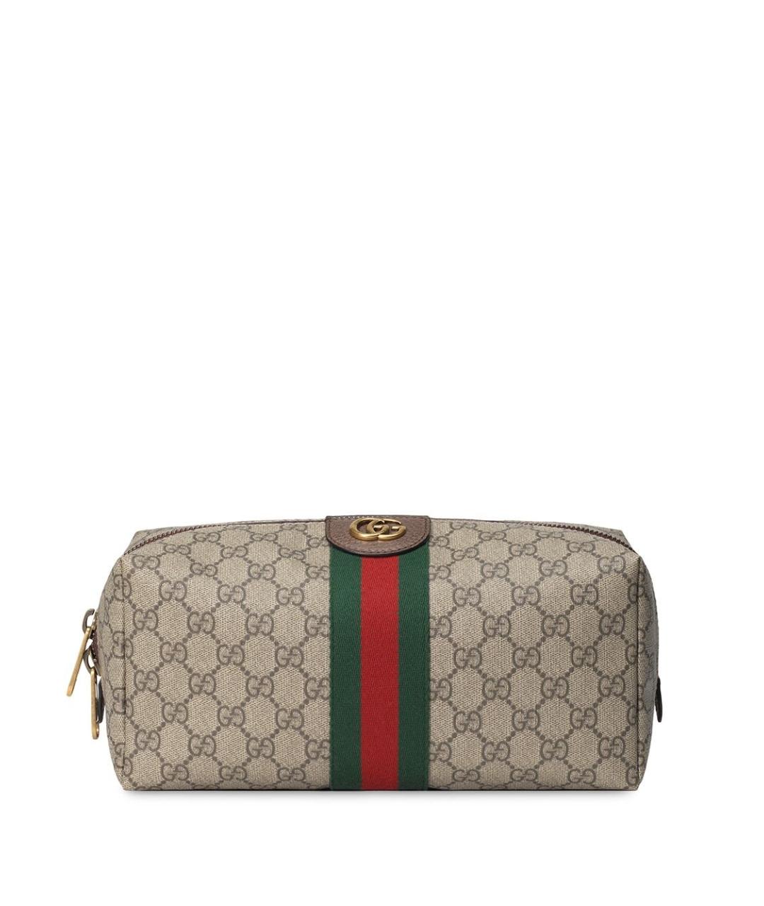 GUCCI Бежевая барсетка, фото 1