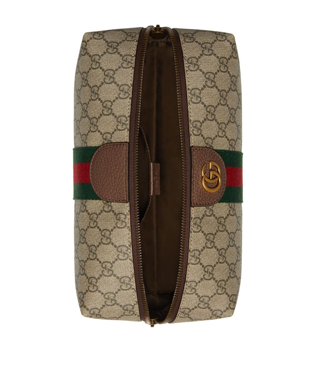 GUCCI Бежевая барсетка, фото 4