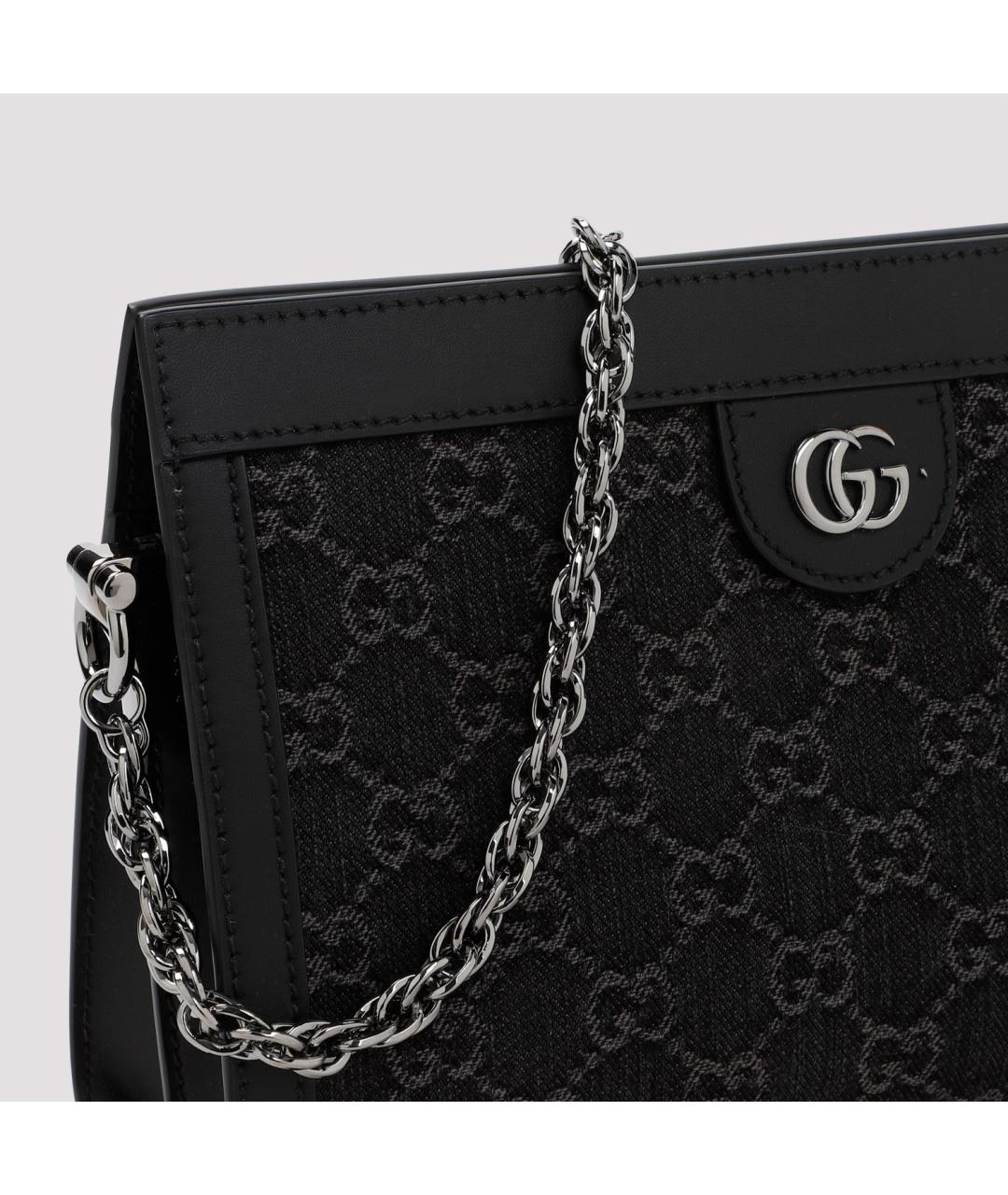 GUCCI Черная сумка через плечо, фото 4