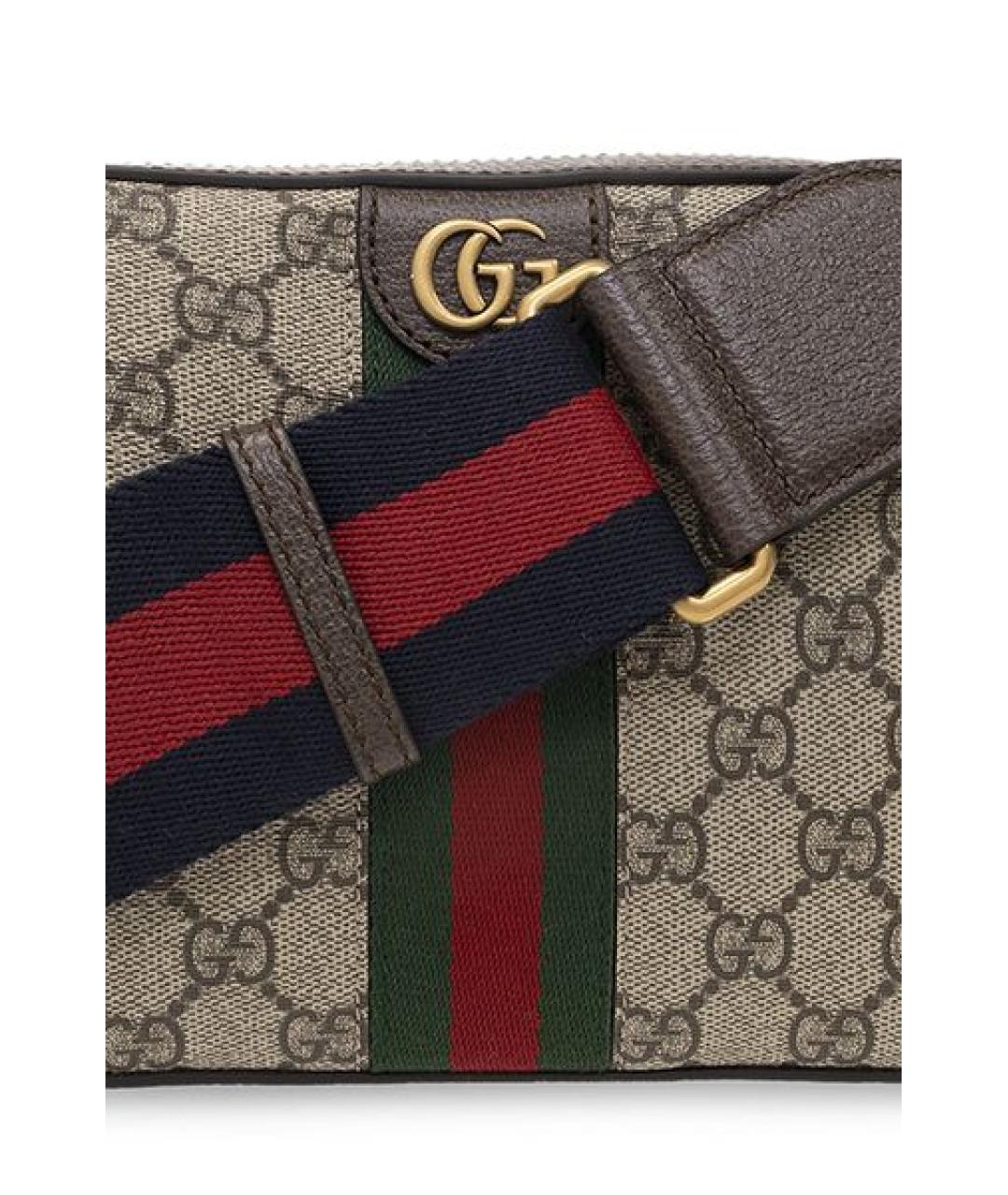 GUCCI Коричневая сумка на плечо, фото 5