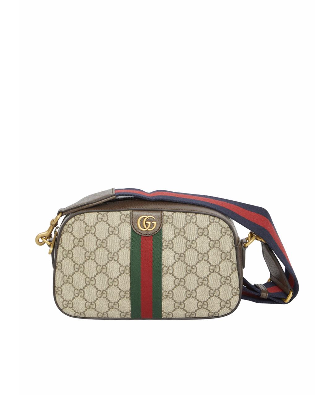 GUCCI Коричневая сумка на плечо, фото 1