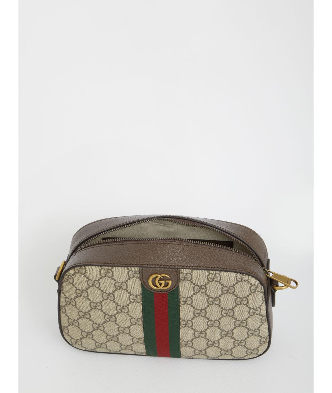 GUCCI Коричневая сумка на плечо, фото 4