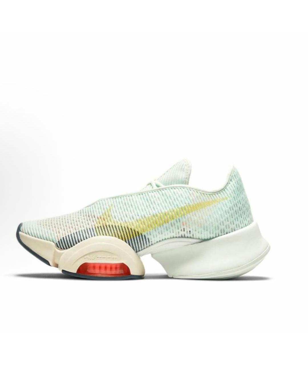 NIKE Бирюзовые текстильные высокие кроссовки / кеды, фото 7