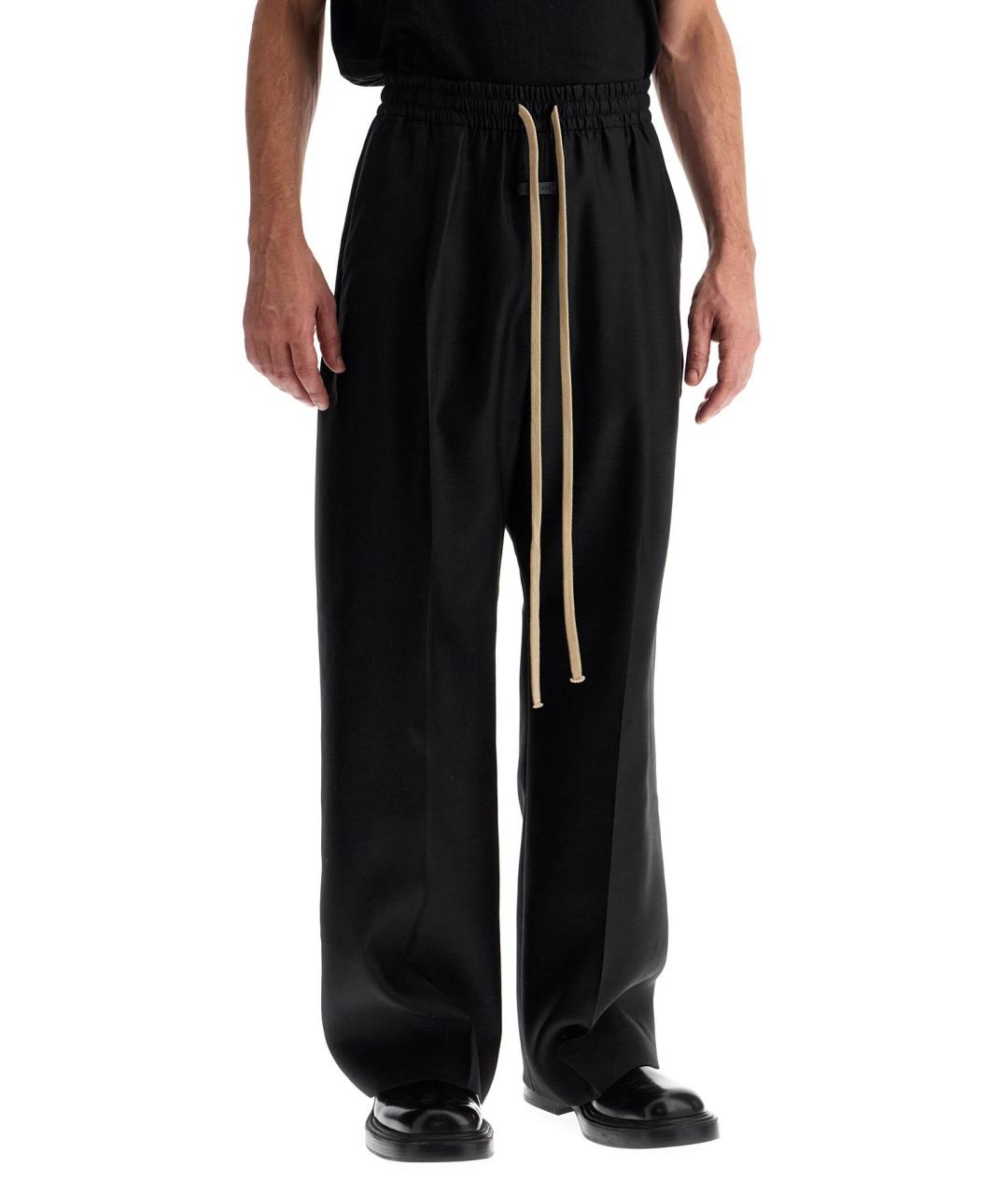 FEAR OF GOD Черные хлопковые повседневные брюки, фото 2