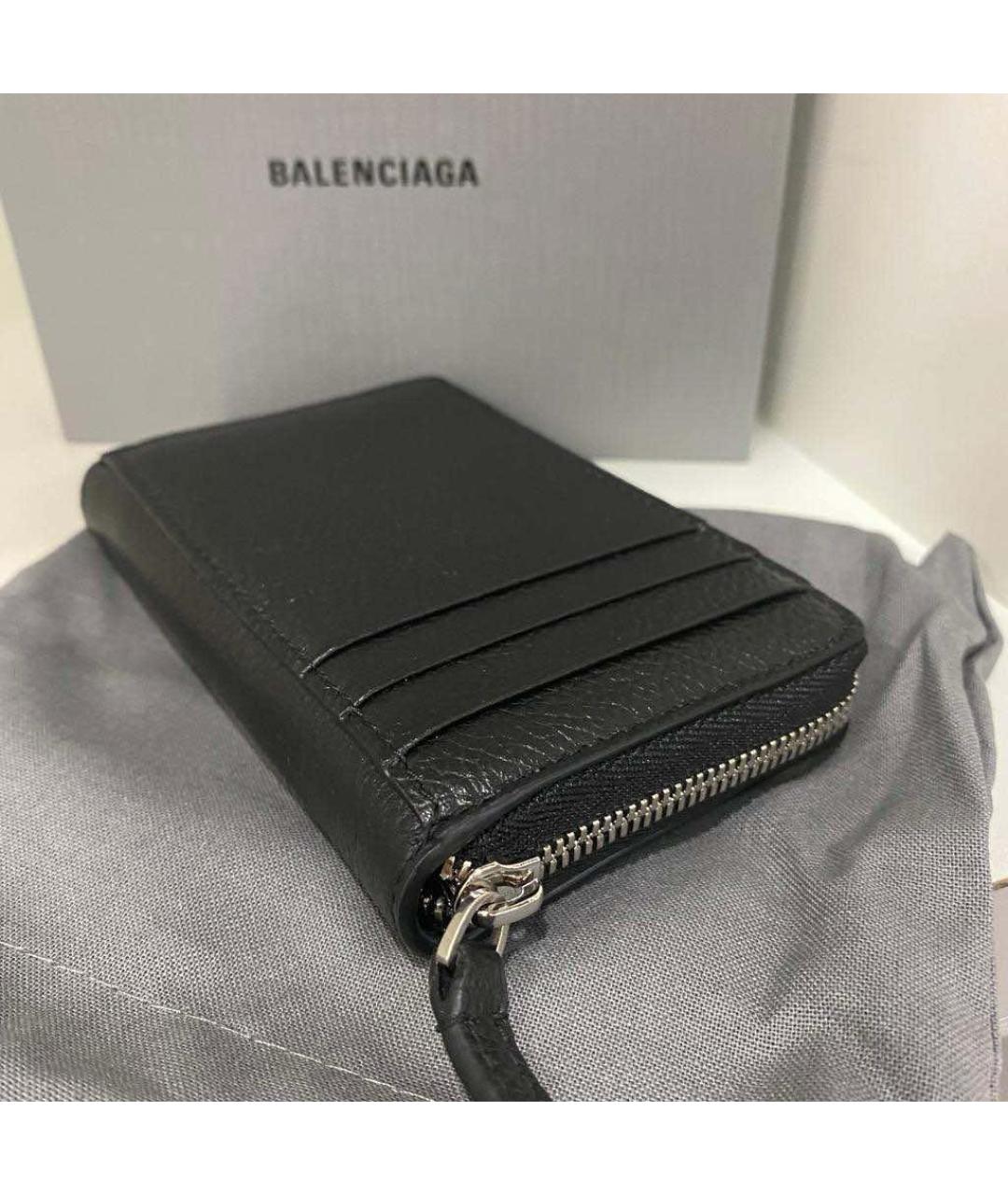 BALENCIAGA Черный кошелек, фото 3