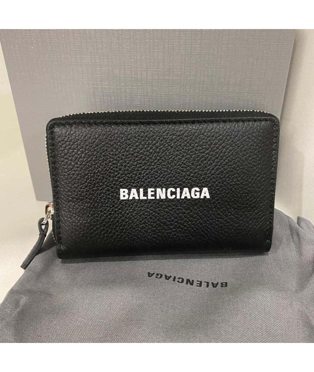 BALENCIAGA Черный кошелек, фото 5