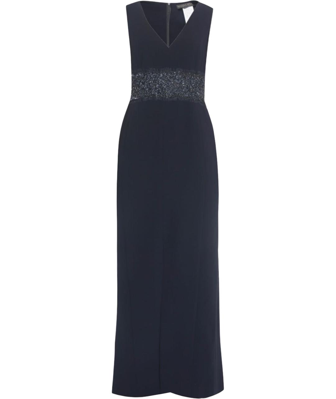 MAX MARA Синее ацетатное вечернее платье, фото 1