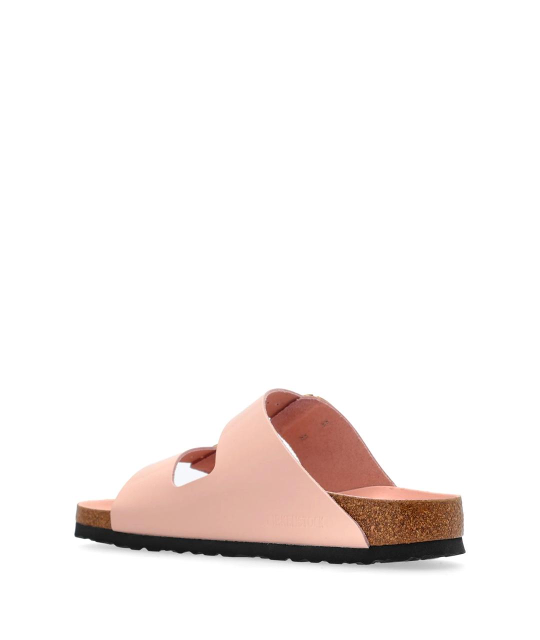 BIRKENSTOCK Розовые кожаные шлепанцы, фото 3