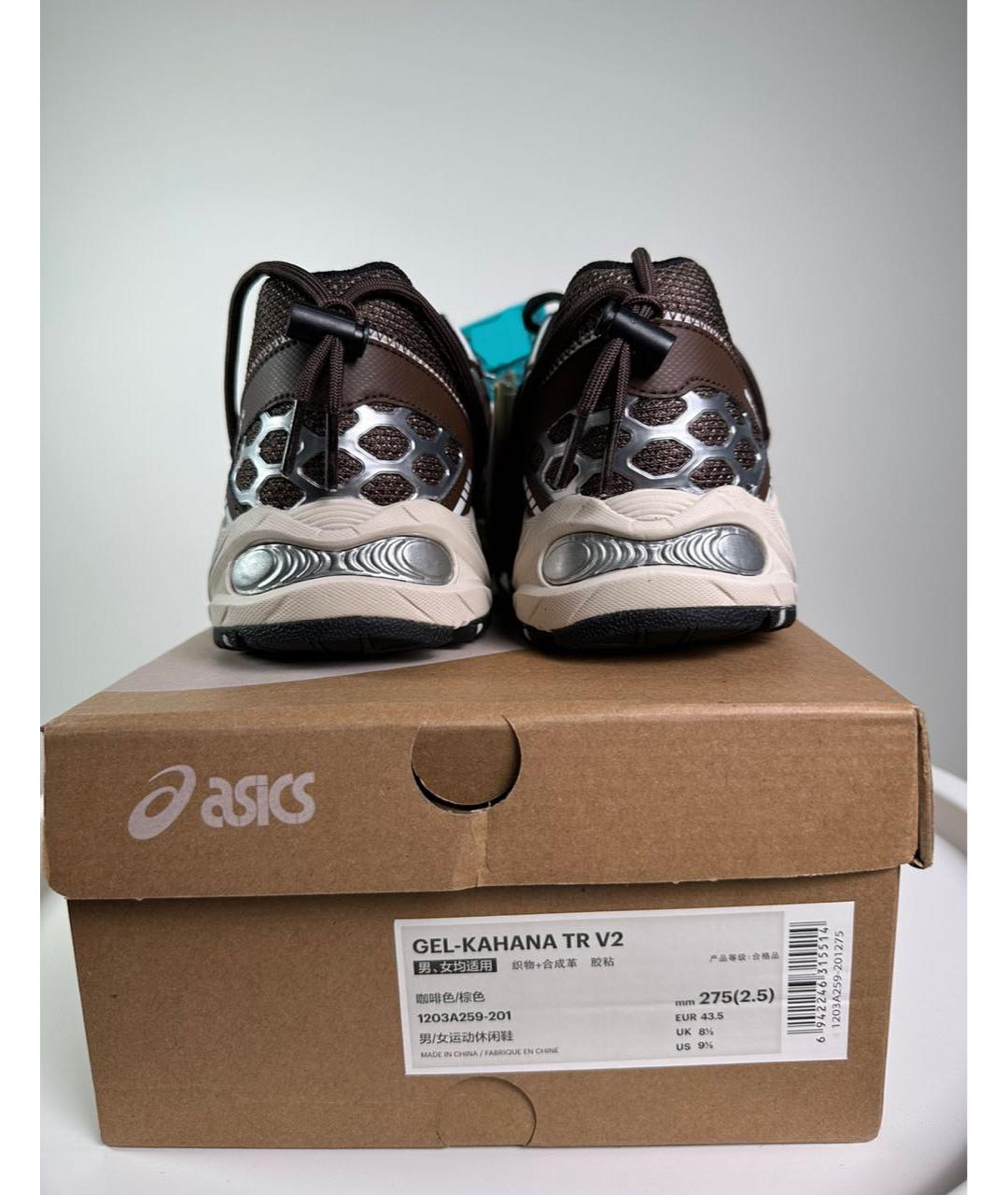 ASICS Коричневые высокие кроссовки / кеды, фото 4