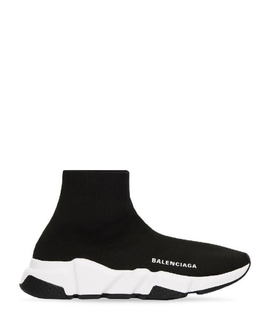 BALENCIAGA Черные высокие кроссовки / кеды, фото 1