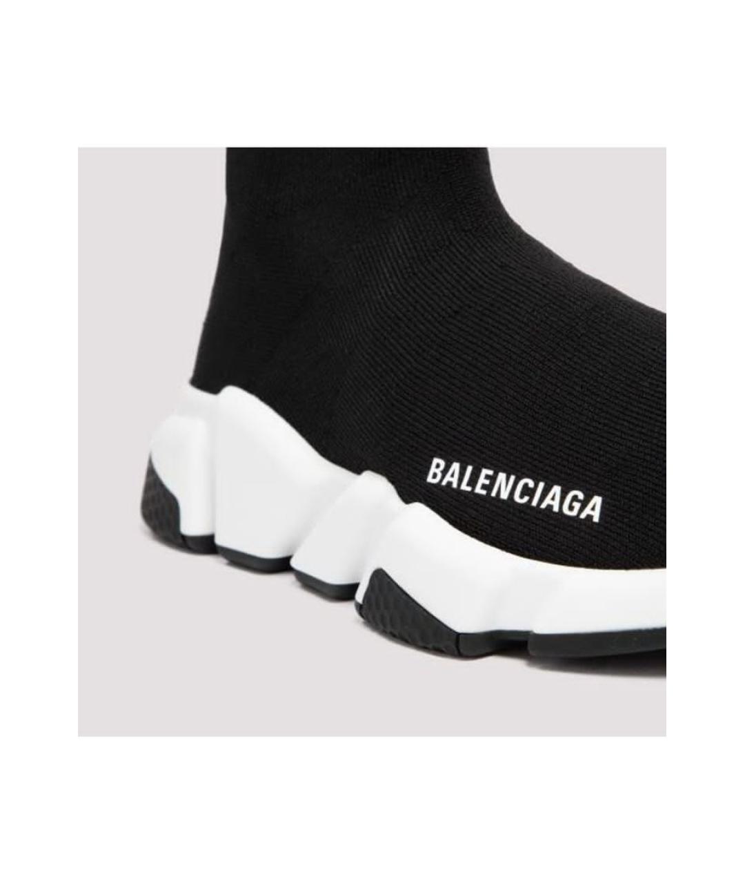 BALENCIAGA Черные высокие кроссовки / кеды, фото 3