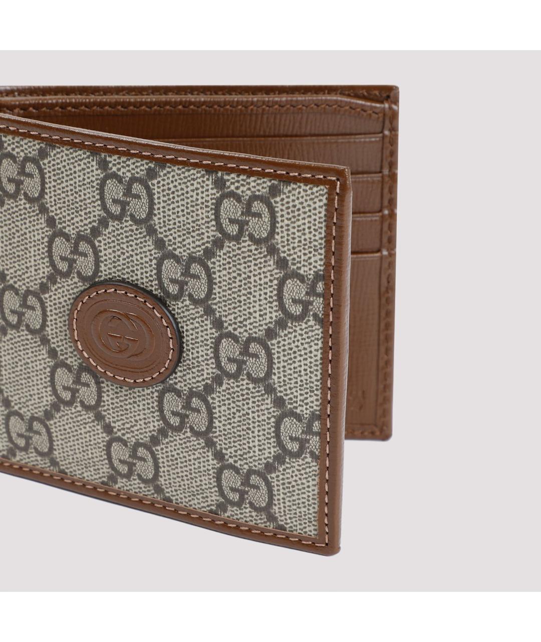 GUCCI Бежевый кошелек, фото 4