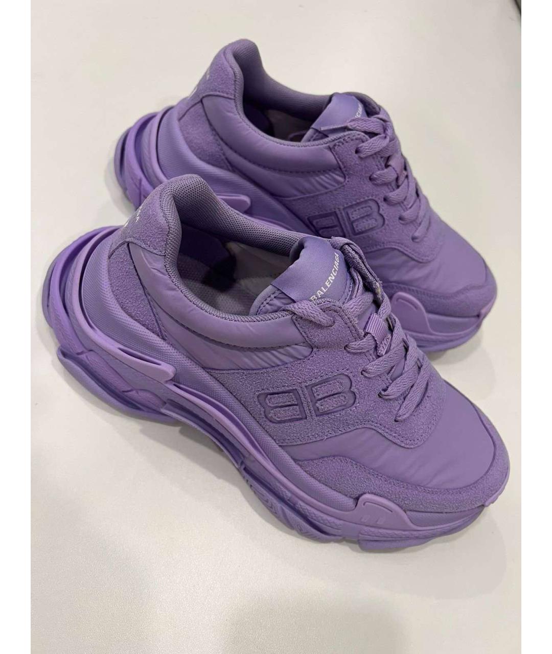 BALENCIAGA Фиолетовые кроссовки, фото 3
