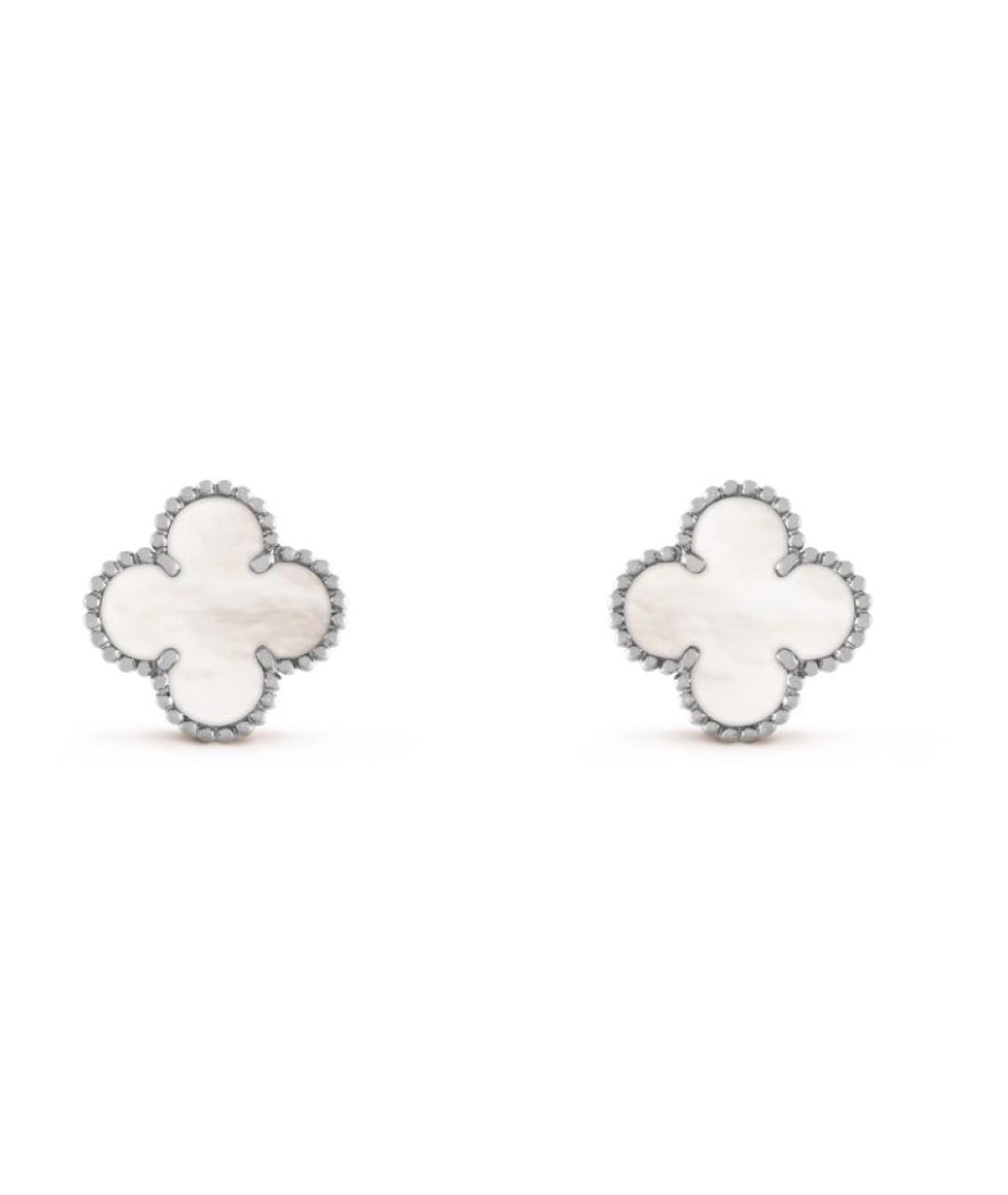 VAN CLEEF & ARPELS Белые серьги из белого золота, фото 1