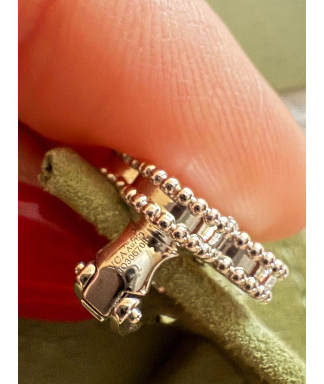 VAN CLEEF & ARPELS Белые серьги из белого золота, фото 5