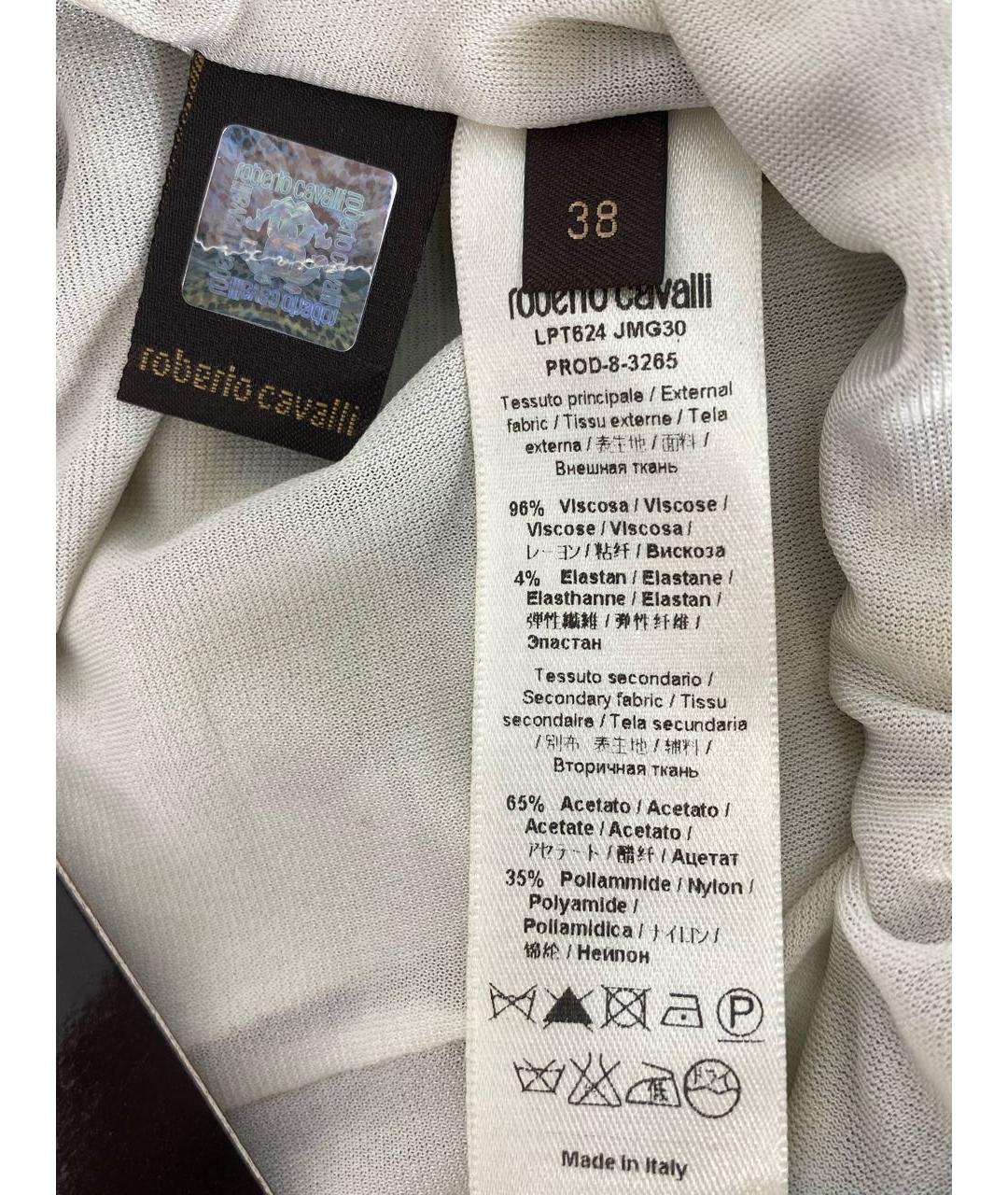 ROBERTO CAVALLI Мульти вискозная майка, фото 6