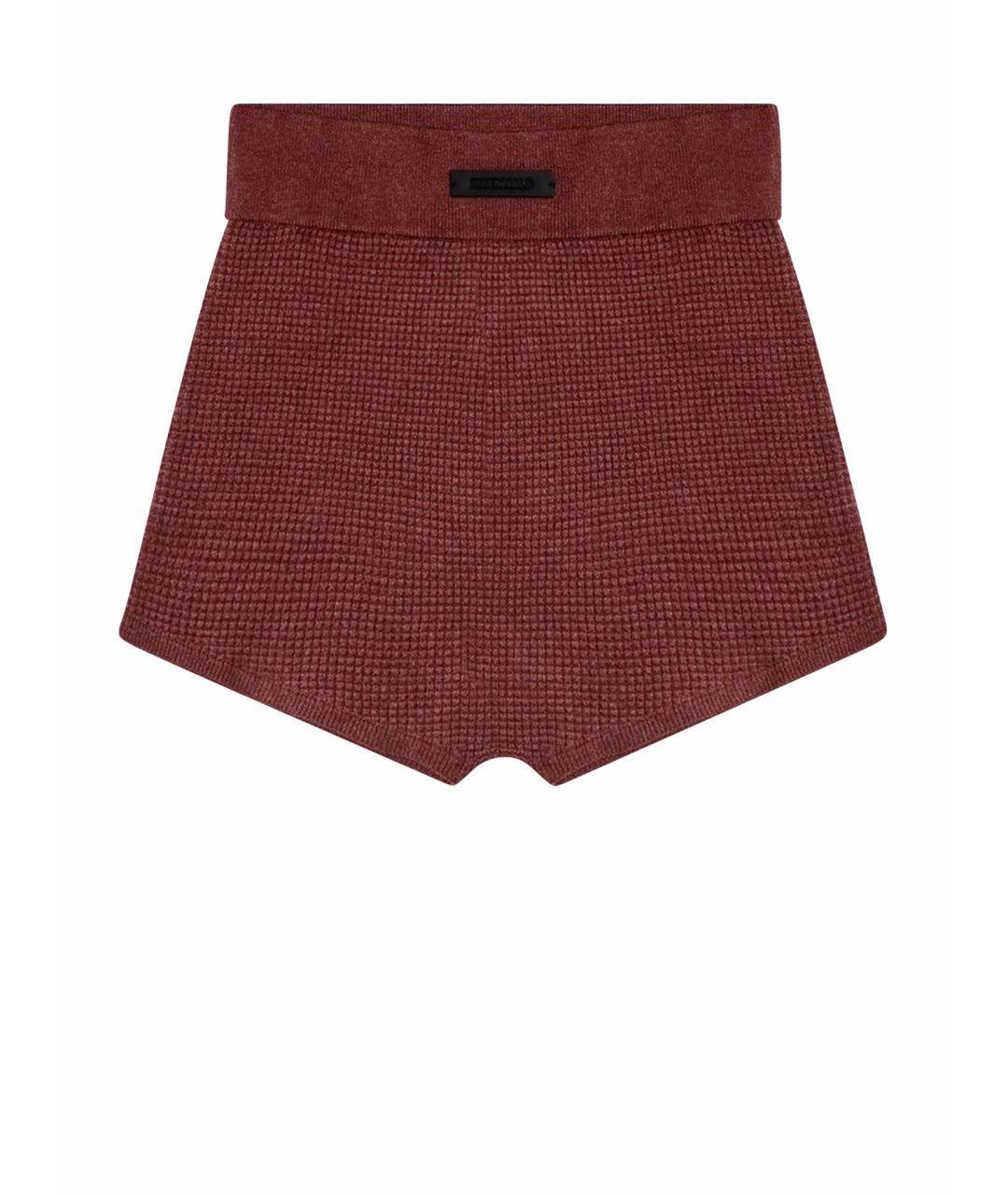 FEAR OF GOD Бордовые полиэстеровые шорты, фото 2
