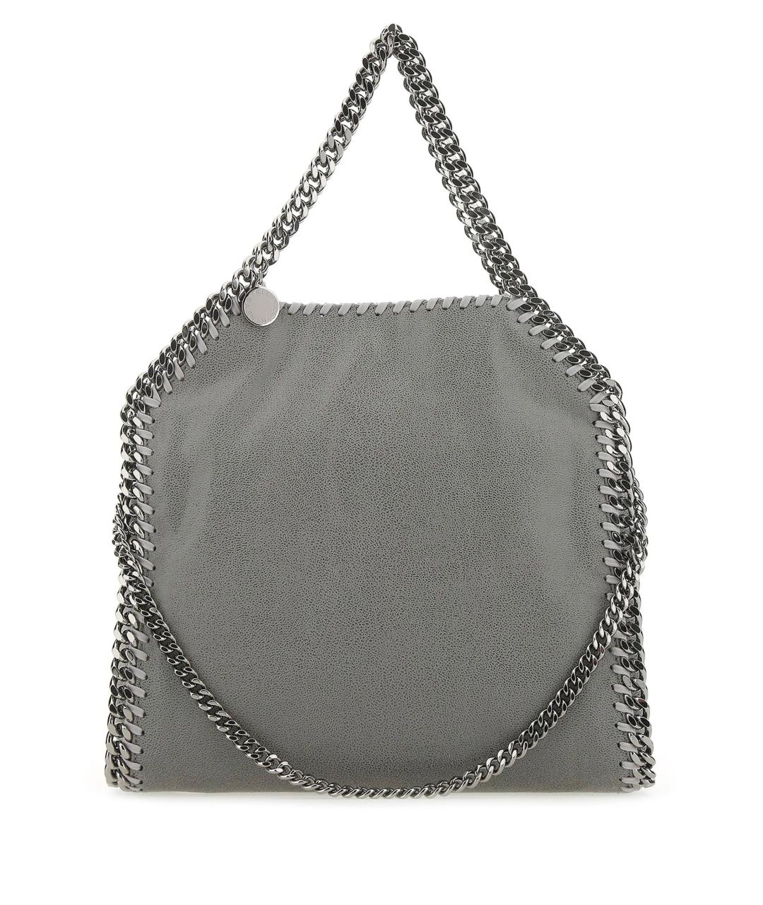 STELLA MCCARTNEY Серая синтетическая сумка с короткими ручками, фото 1