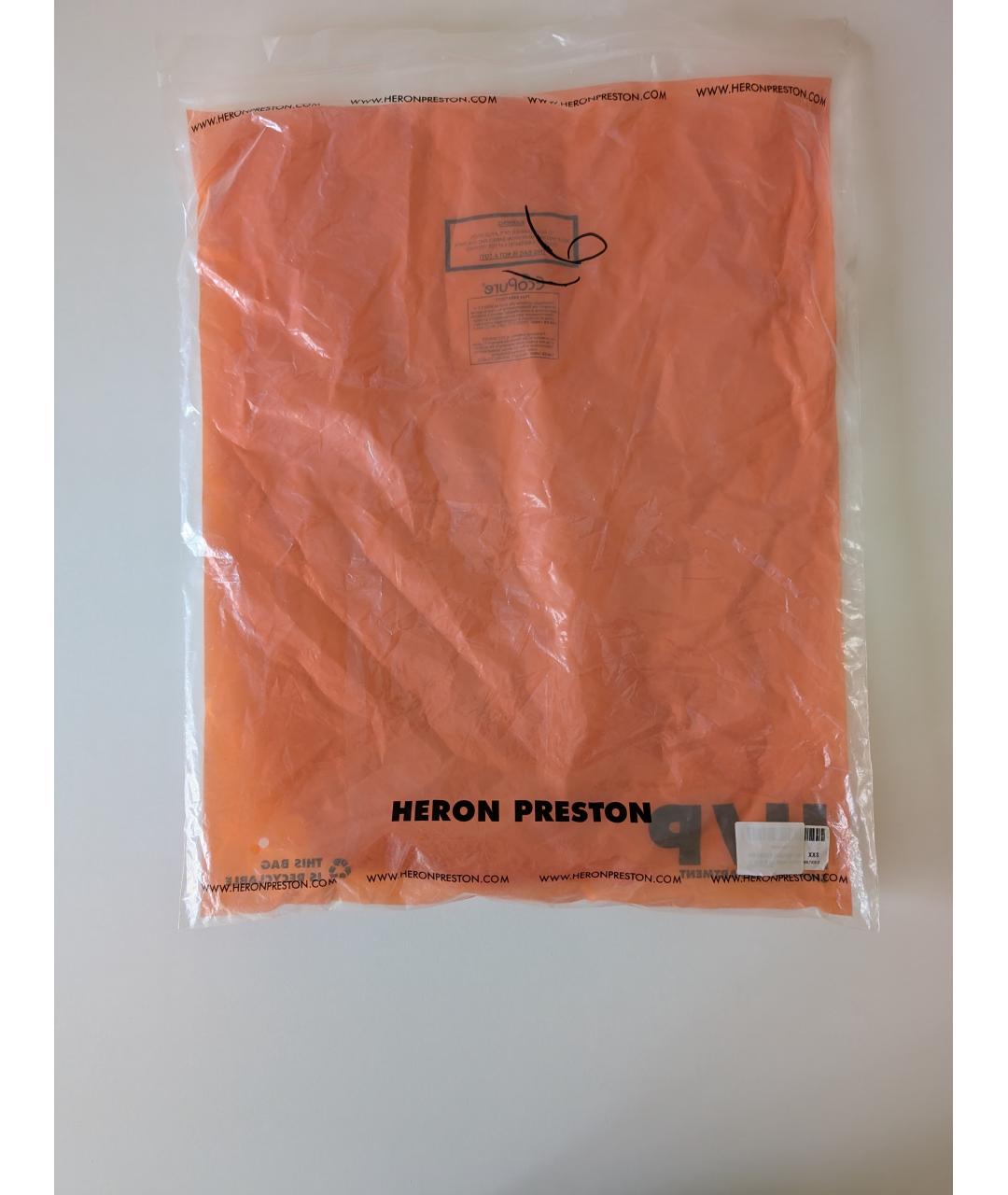 HERON PRESTON Черная хлопковая футболка, фото 8
