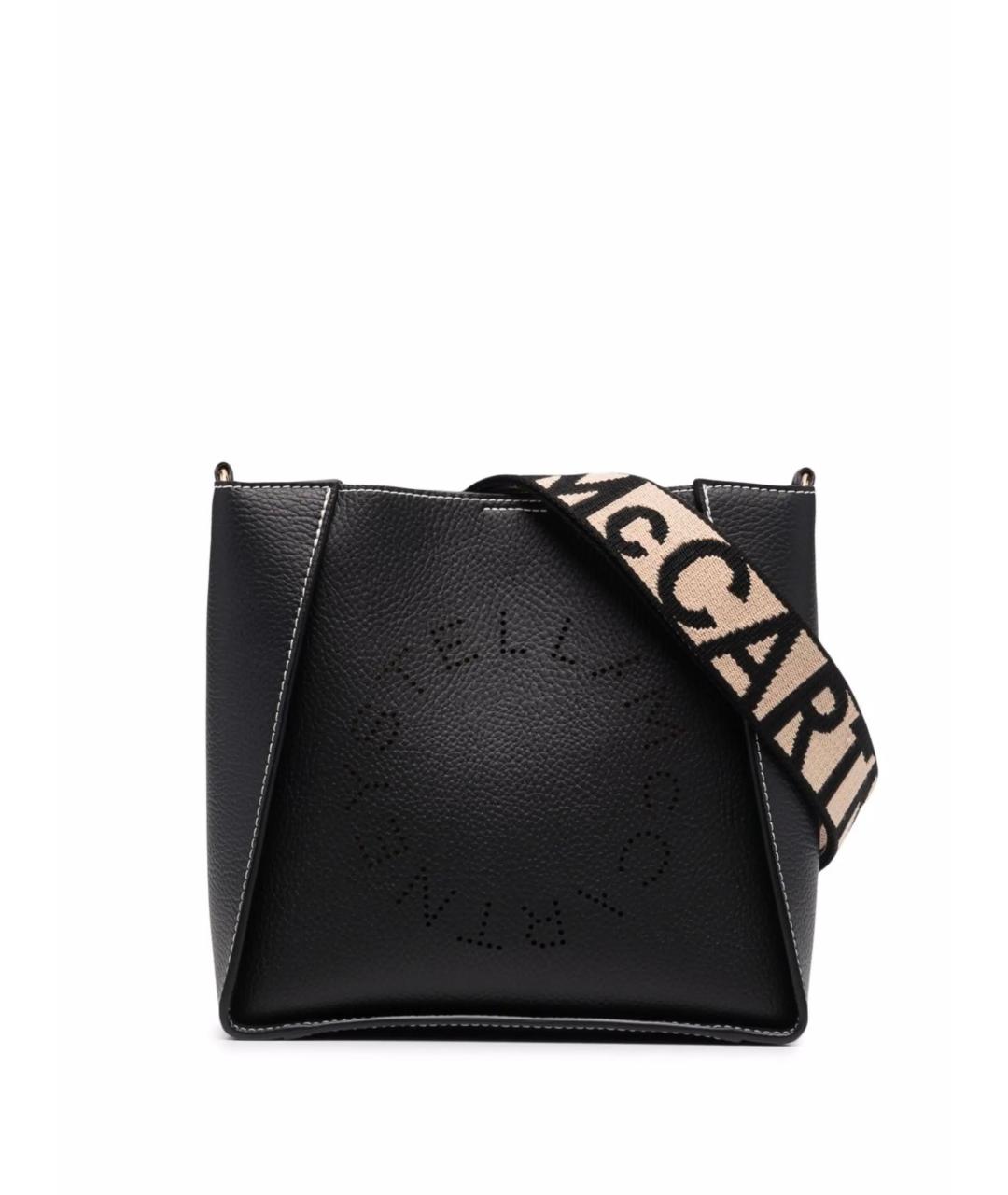 STELLA MCCARTNEY Черная сумка через плечо из искусственной кожи, фото 1