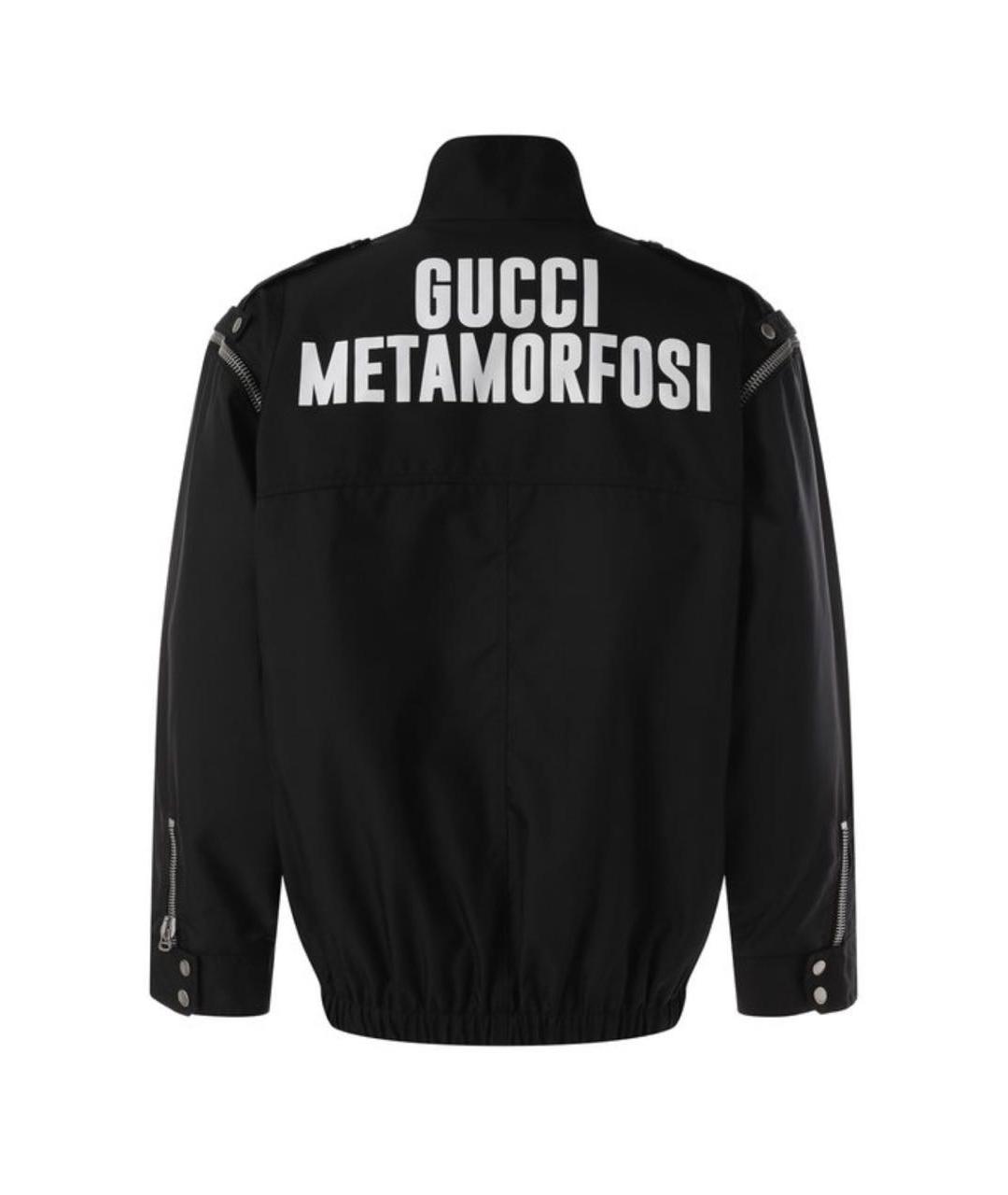 GUCCI Черная полиамидовая куртка, фото 2