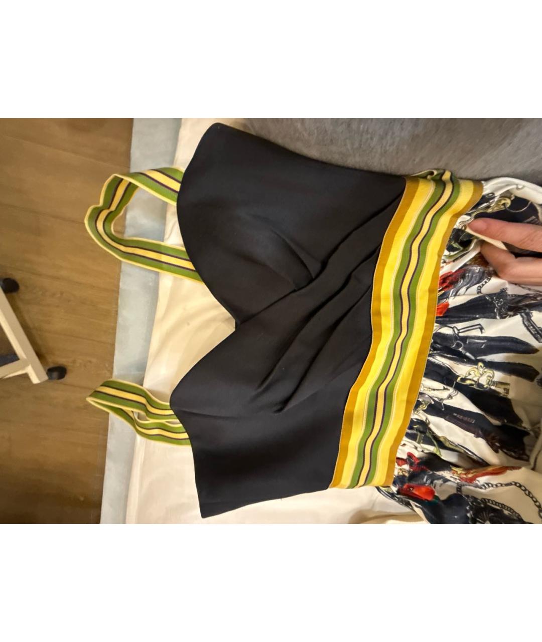 DIANE VON FURSTENBERG Желтое хлопковое повседневное платье, фото 4