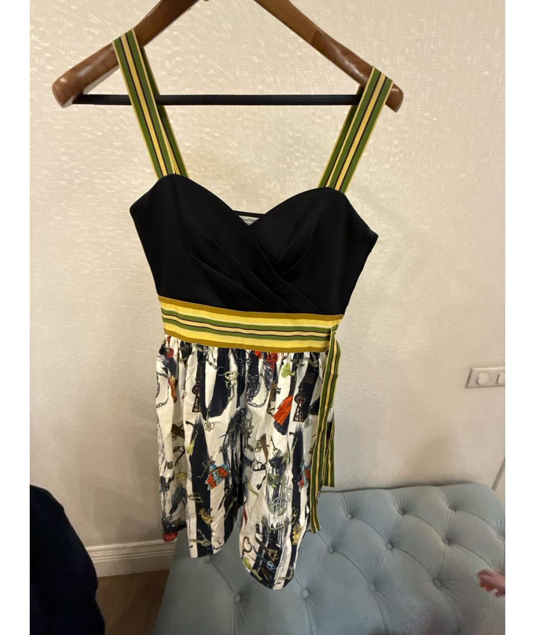 DIANE VON FURSTENBERG Желтое хлопковое повседневное платье, фото 6