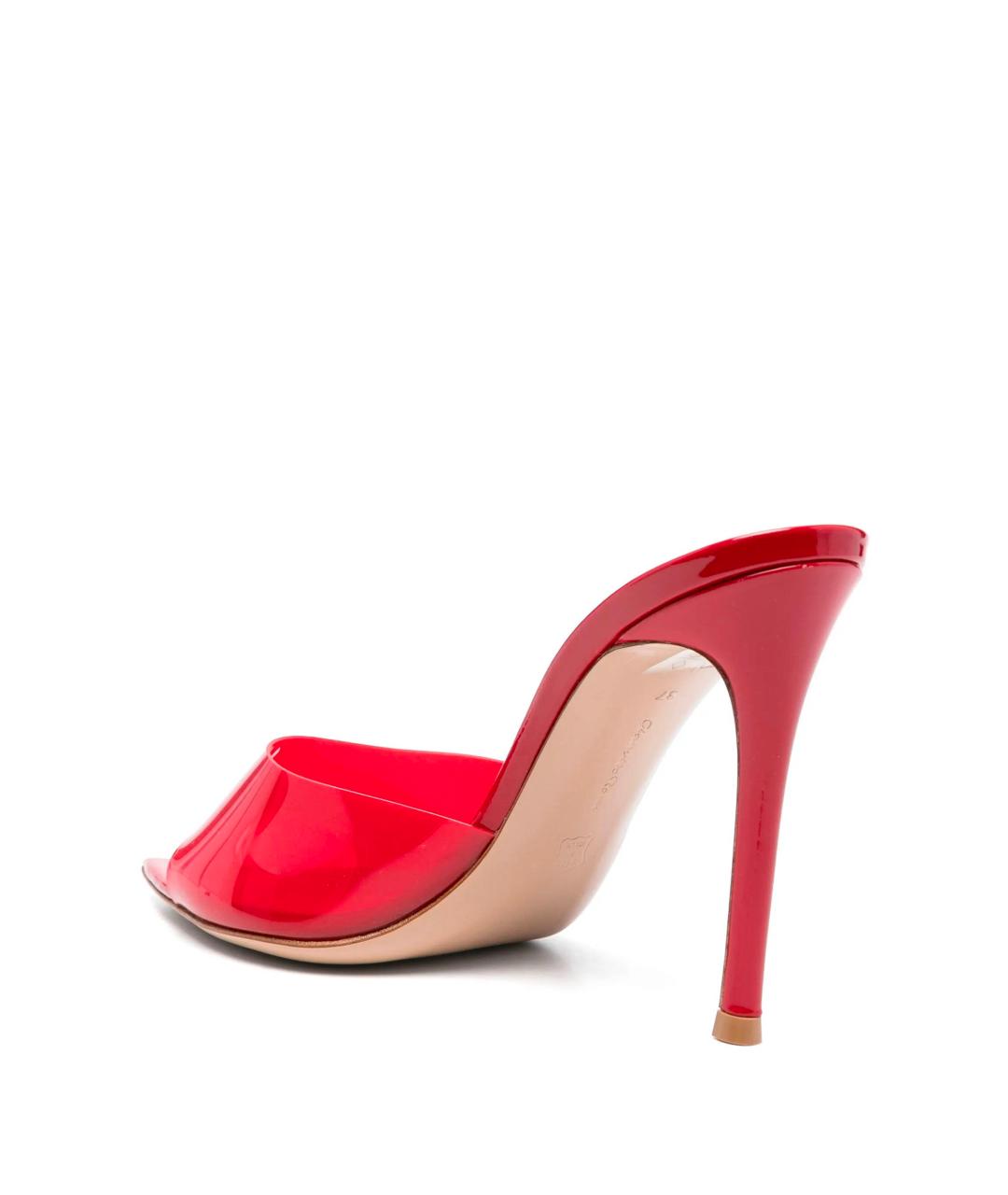 GIANVITO ROSSI Красные мюли, фото 3