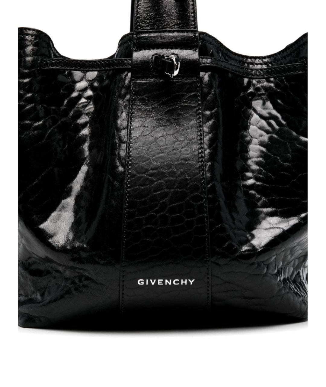 GIVENCHY Черная кожаная сумка через плечо, фото 5