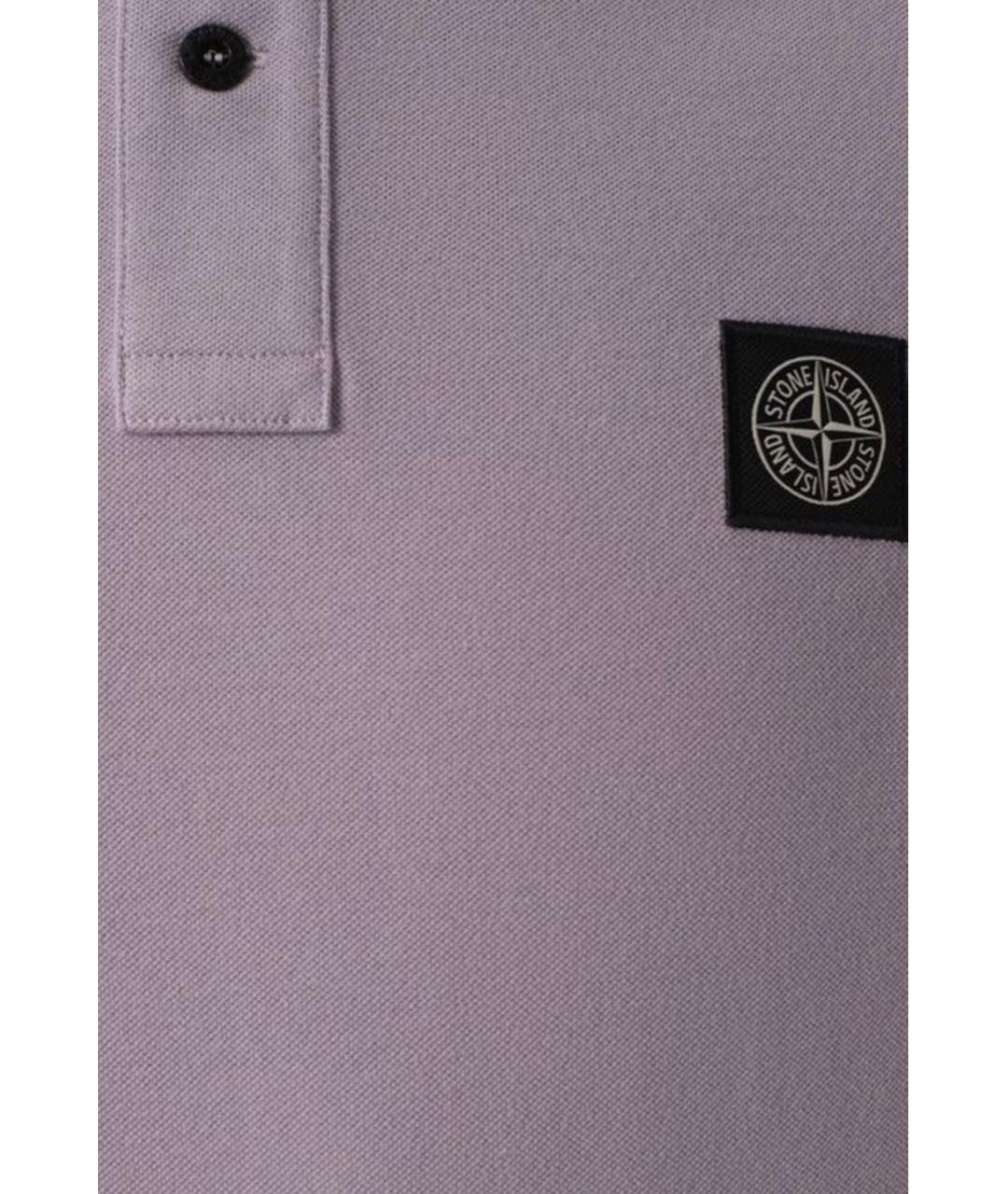 STONE ISLAND Хлопковое поло с коротким рукавом, фото 4