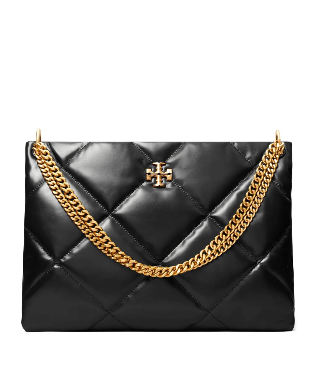 TORY BURCH Черная кожаная сумка через плечо, фото 1