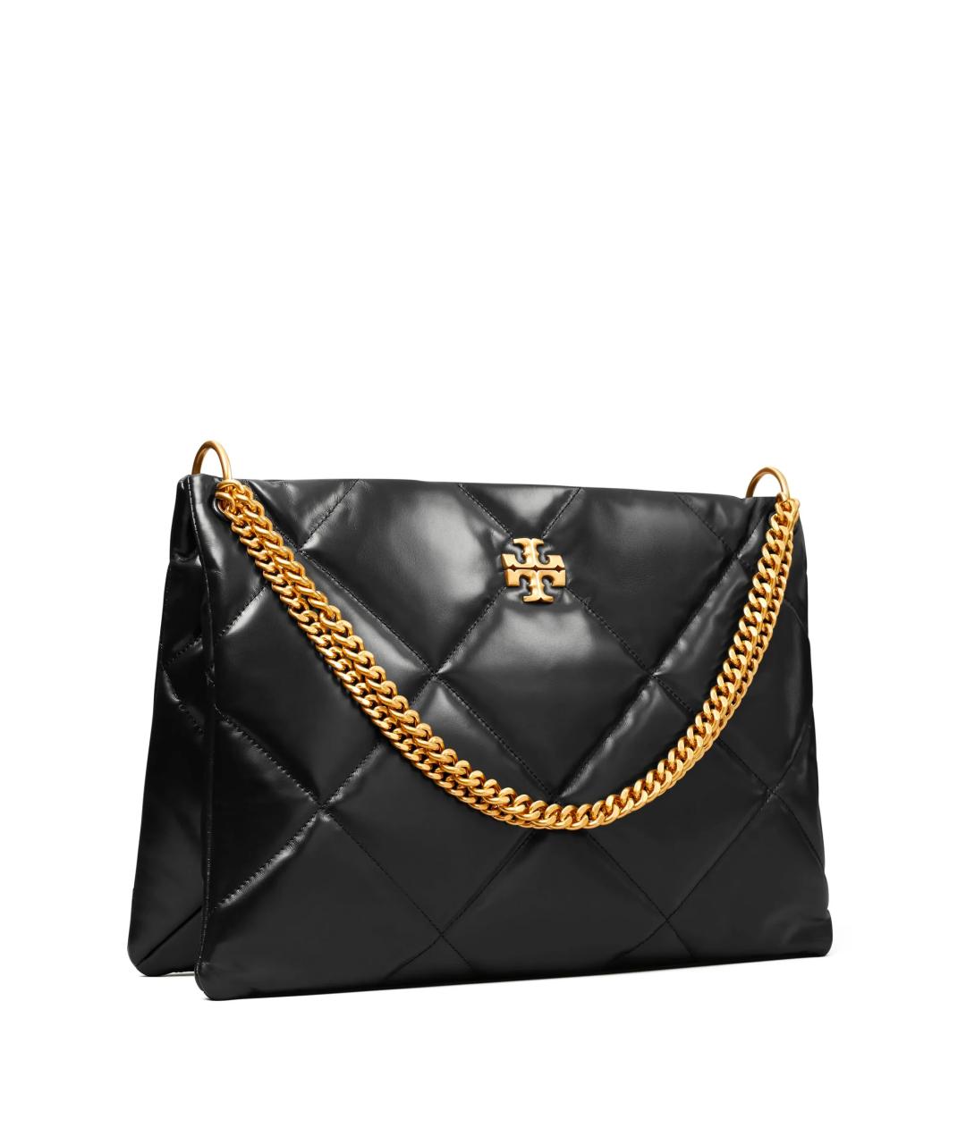 TORY BURCH Черная кожаная сумка через плечо, фото 4