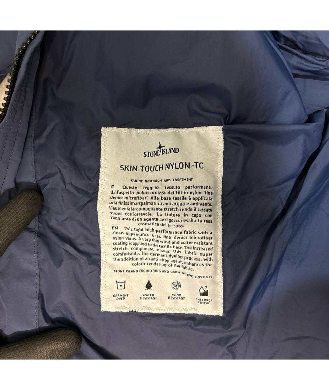STONE ISLAND Темно-синяя куртка, фото 5