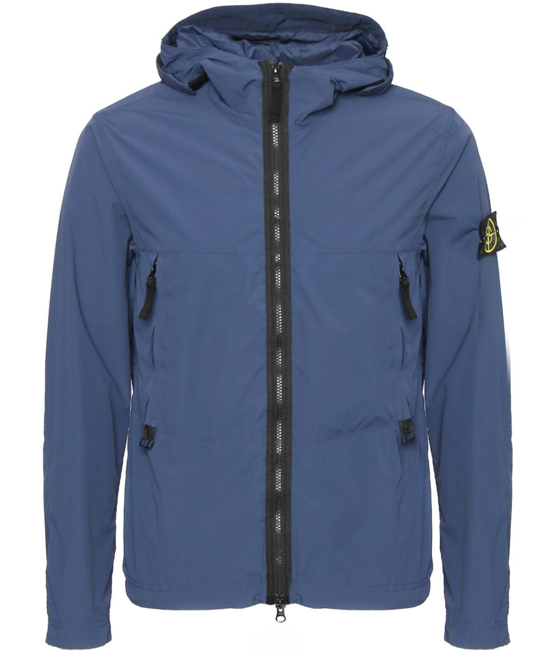 STONE ISLAND Темно-синяя куртка, фото 1