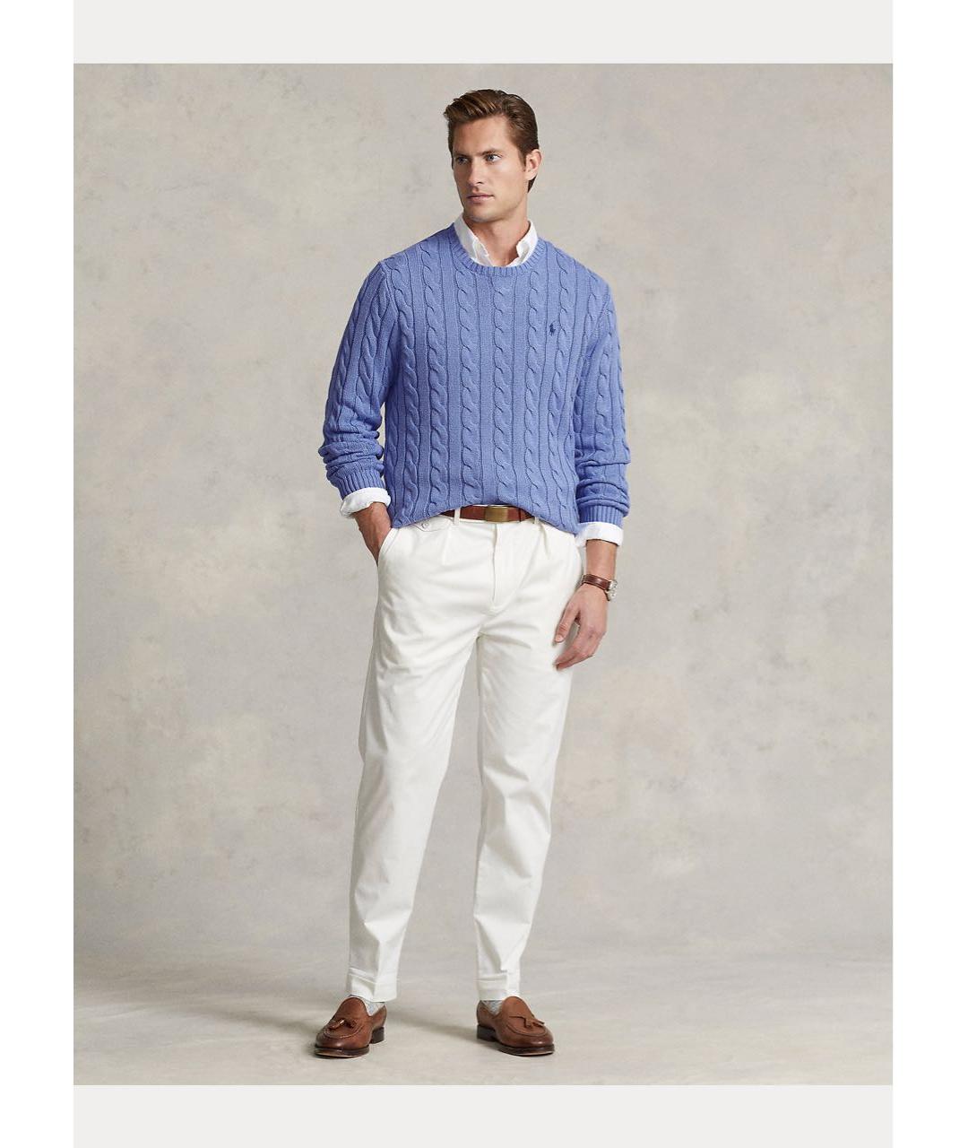 POLO RALPH LAUREN Хлопковый джемпер / свитер, фото 4