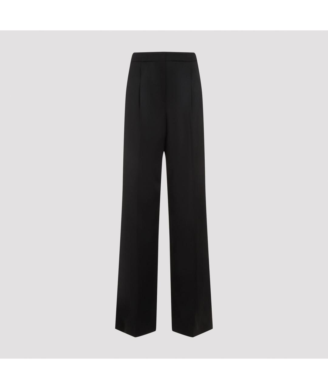 GIVENCHY Черные хлопковые прямые брюки, фото 2